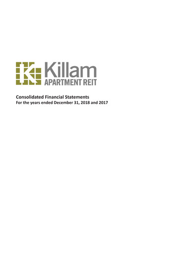 Thumbnail Killam Apartment REIT Financial Statement 2018