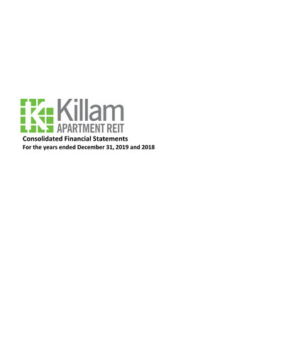 Thumbnail Killam Apartment REIT Financial Statement 2019