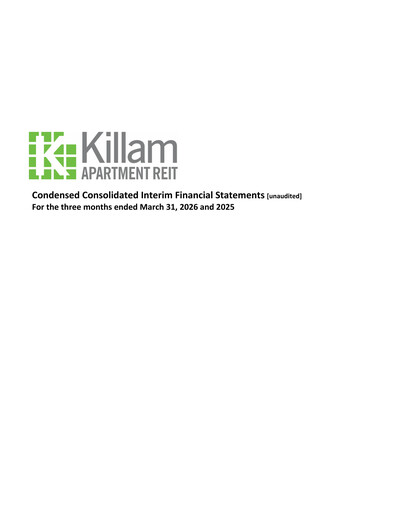 Thumbnail Killam Apartment REIT Financial Statement 2026-q1