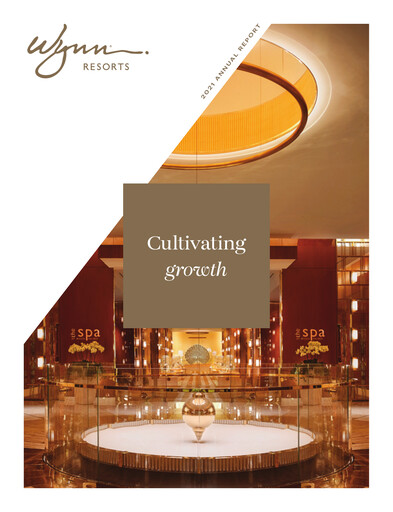 Miniature Wynn Resorts
 Rapport annuel 2021