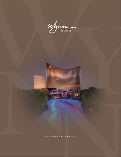 Miniature Wynn Resorts
 Rapport annuel 2023