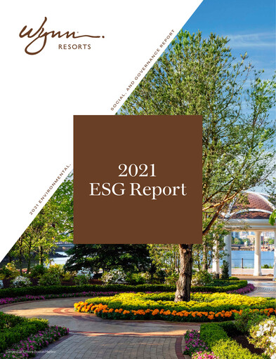Miniature Wynn Resorts
 Rapport ESG 2021