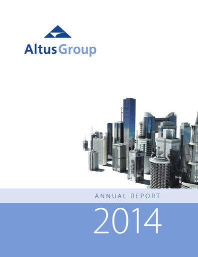 Thumbnail Altus Group Annual Report 2014