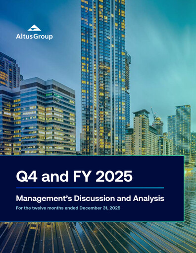 Thumbnail Altus Group Financial Report 2025