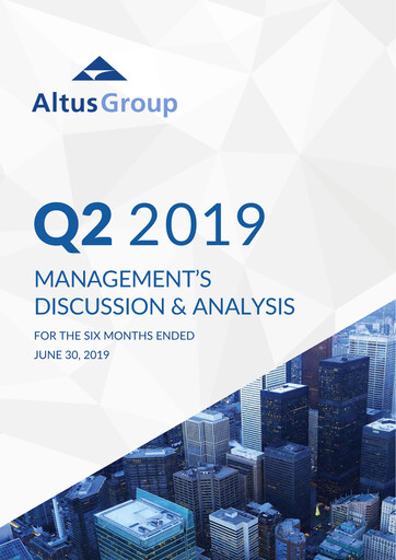 Thumbnail Altus Group Quarterly Report 2019-q2