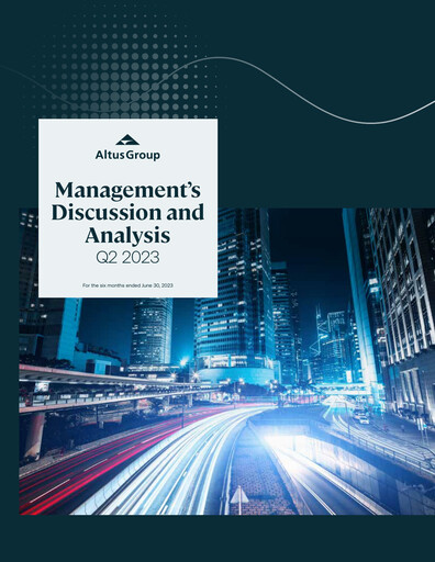 Thumbnail Altus Group Quarterly Report 2023-q2