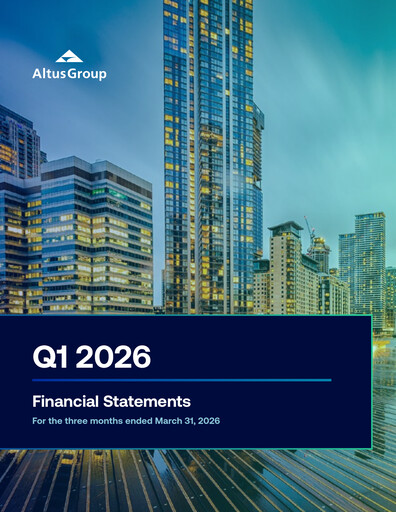 Thumbnail Altus Group Quarterly Report 2026-q1