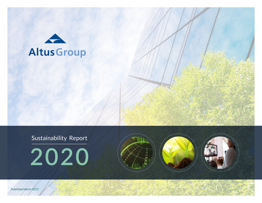 Miniature Altus Group Rapport de durabilité 2020