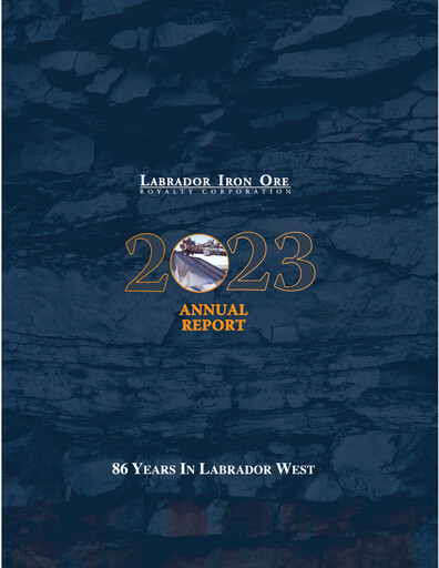 Thumbnail Labrador Iron Ore Royalty Corp. Annual Report 2023