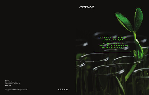 Thumbnail AbbVie Annual Report 2013