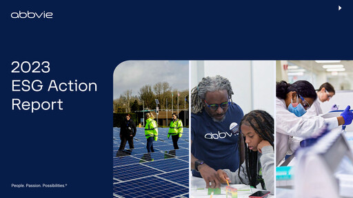 Thumbnail AbbVie ESG Report 2023