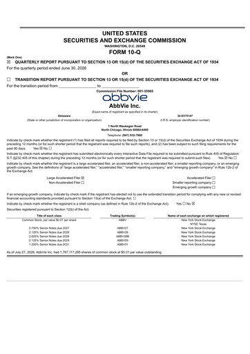 Thumbnail AbbVie Quarterly Report 2026-q2