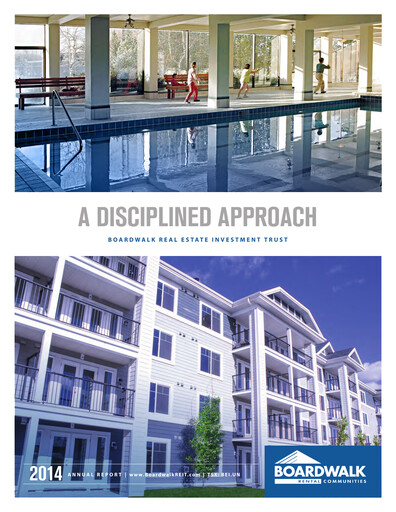 Thumbnail Boardwalk Real Estate Investment Trust Annual Report 2014
