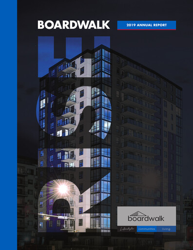 Thumbnail Boardwalk Real Estate Investment Trust Annual Report 2019