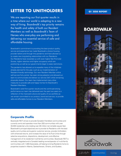 Vorschaubild Boardwalk Real Estate Investment Trust Quartalsbericht 2020-q1
