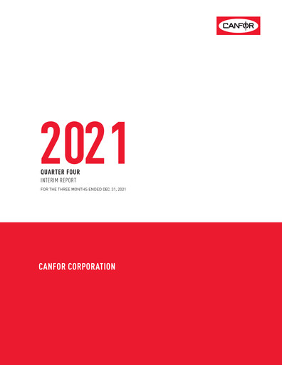 Vorschaubild Canfor Quartalsbericht 2021-q4