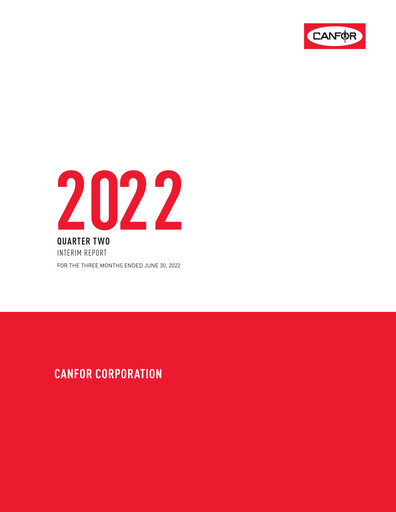 Vorschaubild Canfor Quartalsbericht 2022-q2