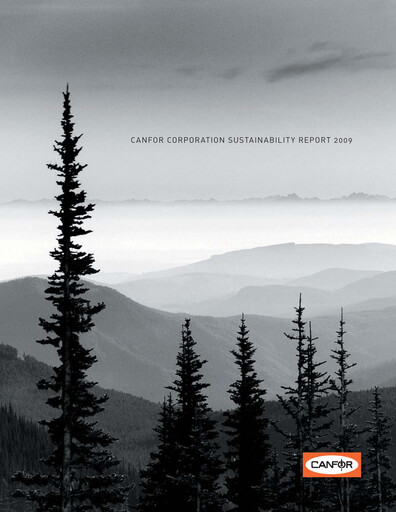 Thumbnail Canfor Sustainability Report 2009