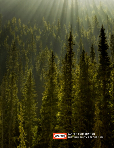 Thumbnail Canfor Sustainability Report 2010