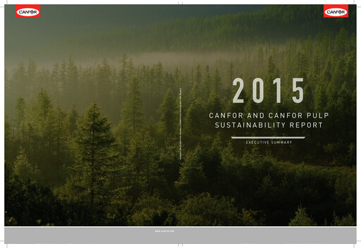 Thumbnail Canfor Sustainability Report 2015