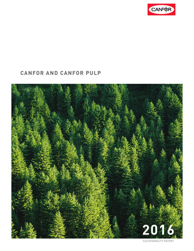 Thumbnail Canfor Sustainability Report 2016