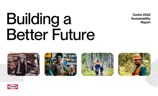 Thumbnail Canfor Sustainability Report 2022