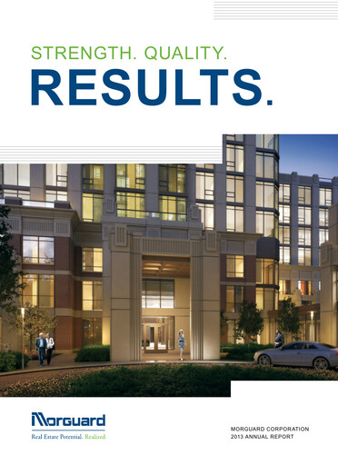 Thumbnail Morguard Annual Report 2013