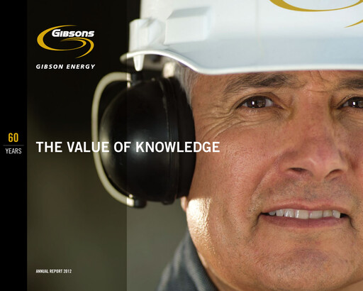 Thumbnail Gibson Energy Annual Report 2012
