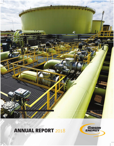 Thumbnail Gibson Energy Annual Report 2018