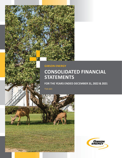 Thumbnail Gibson Energy Financial Statement 2022