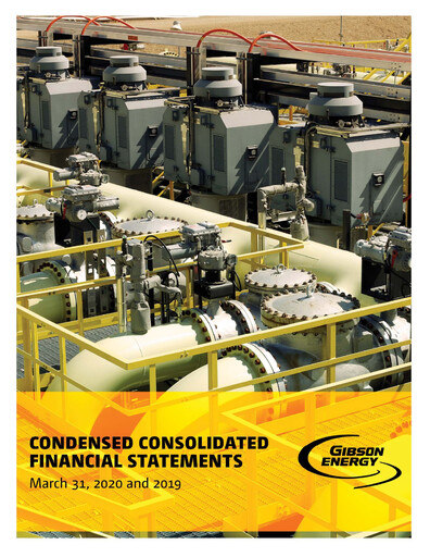 Thumbnail Gibson Energy Quarterly Report 2020-q1