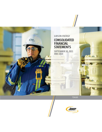 Thumbnail Gibson Energy Quarterly Report 2021-q3