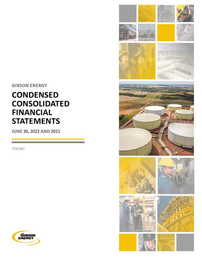 Thumbnail Gibson Energy Quarterly Report 2022-q2