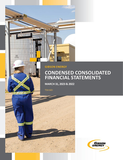 Thumbnail Gibson Energy Quarterly Report 2023-q1