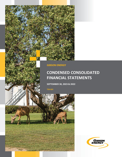 Thumbnail Gibson Energy Quarterly Report 2023-q3