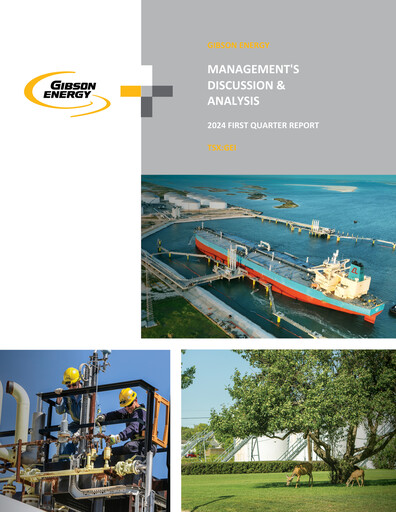 Thumbnail Gibson Energy Quarterly Report 2024-q1