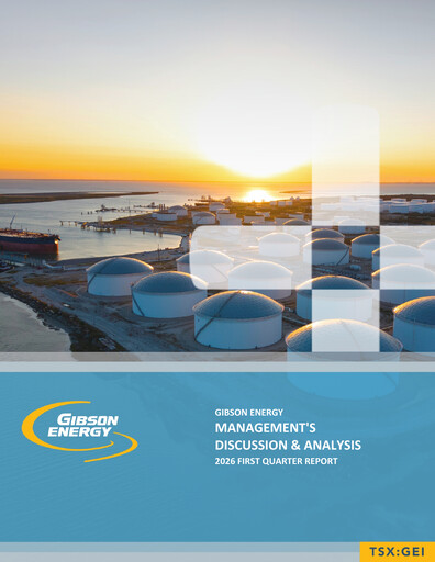 Thumbnail Gibson Energy Quarterly Report 2026-q1