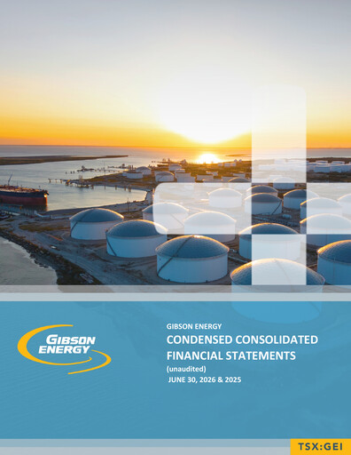 Thumbnail Gibson Energy Quarterly Report 2026-q2