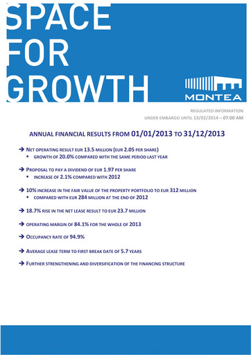 Thumbnail Montea Comm Financial Report 2013