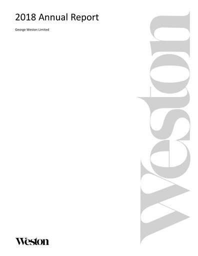 Thumbnail George Weston Annual Report 2018