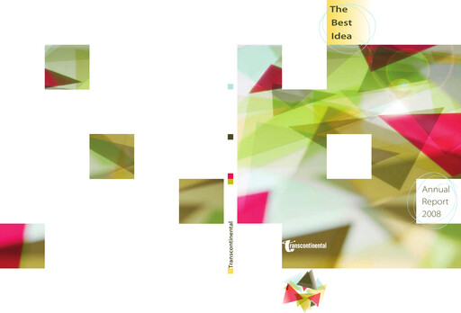 Thumbnail Transcontinental Annual Report 2008