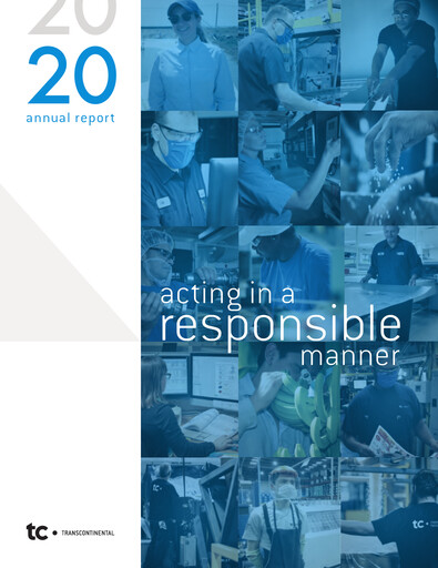 Thumbnail Transcontinental Annual Report 2020