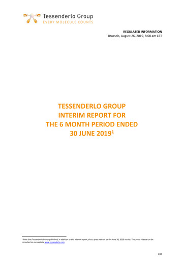 Thumbnail Tessenderlo Group Half-year Report 2019-h1