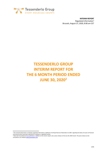 Thumbnail Tessenderlo Group Half-year Report 2020-h1