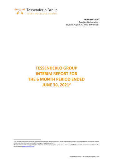 Thumbnail Tessenderlo Group Half-year Report 2021-h1