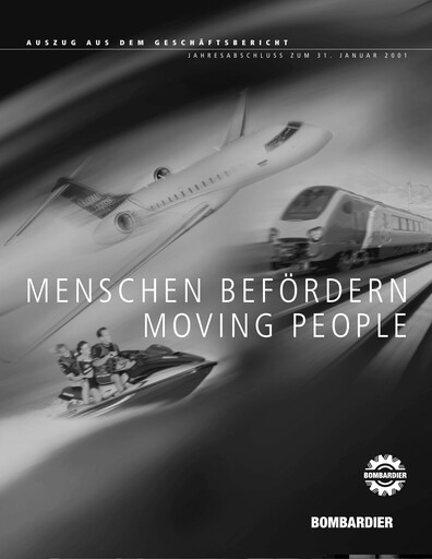 Vorschaubild Bombardier Jahresbericht 2001