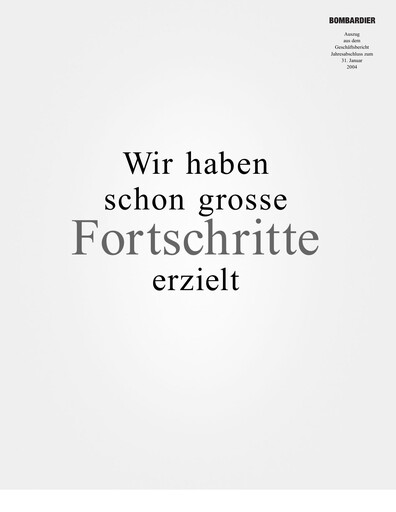 Vorschaubild Bombardier Jahresbericht 2004