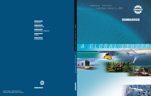 Thumbnail Bombardier Annual Report 1999