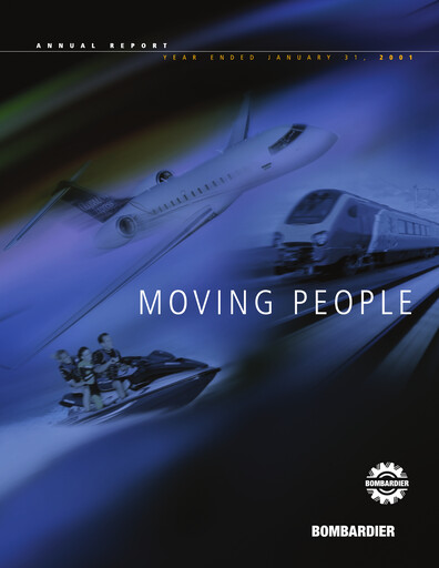 Thumbnail Bombardier Annual Report 2000
