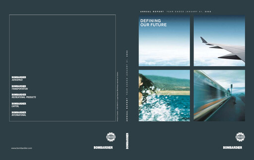 Thumbnail Bombardier Annual Report 2001